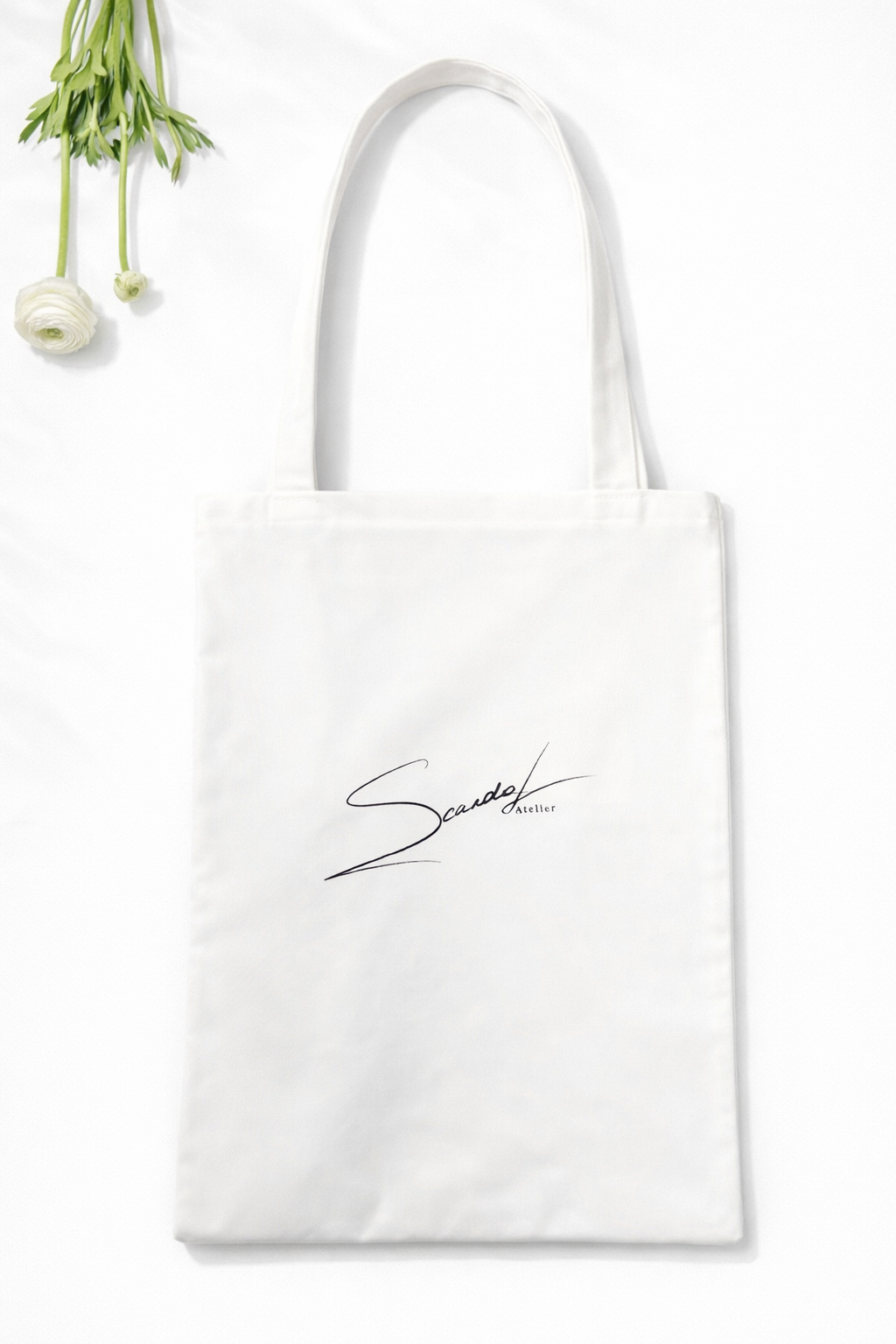 Scandal Atelier White Tote